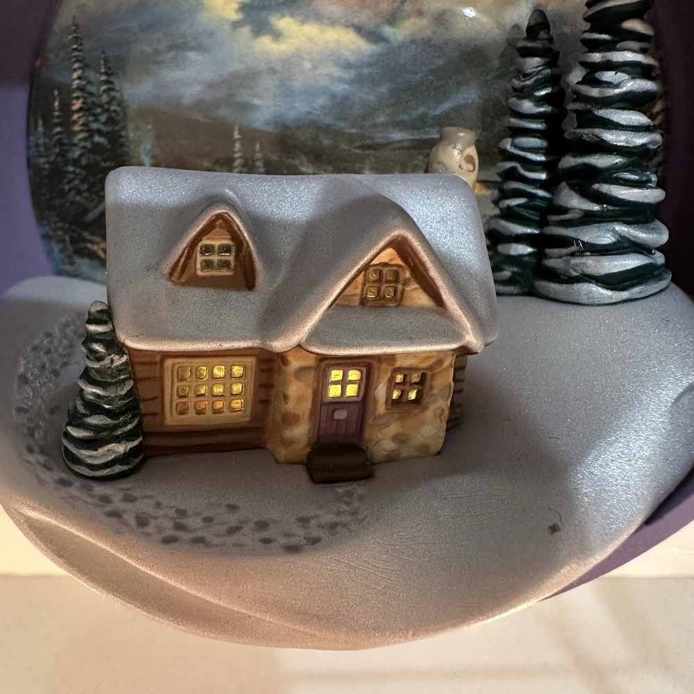 Hallmark Keepsake Christmas Ornament - The Warmth of Home - Thomas Kinkade 1997